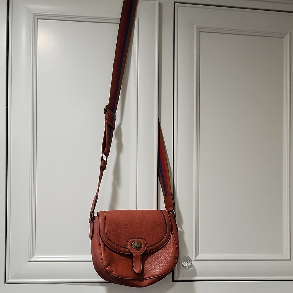 Universal Thread Elegant Brown Leather Crossbody … - image 1